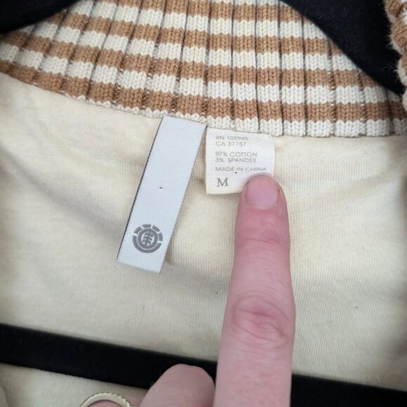 Element Beige Zip Utility Jacket - Picture 7 of 7